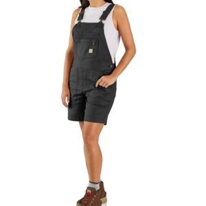 Carhartt 106197 Women's Rugged Flex Relaxed Fit Canvas Shortall